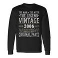 ヴィンテージ 2006 メンズ 限定版 Bday 2006 誕生日 長袖Tシャツ ギフトのアイデア