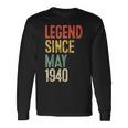 ヴィンテージ 86 誕生日デコレーション メンズ 86歳 1940 86歳の誕生日 長袖Tシャツ ギフトのアイデア