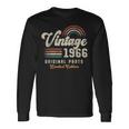 ヴィンテージ1966年、誕生年60年 レトロ 長袖Tシャツ ギフトのアイデア