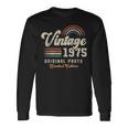ヴィンテージ1975年、誕生年51年 レトロ 長袖Tシャツ ギフトのアイデア