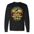 ヴィンテージカー 1966 年5月 60 歳の誕生日 1966 年のクラシックカー 長袖Tシャツ ギフトのアイデア