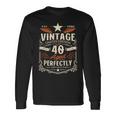 ヴィンテージカー 1986 年 40 歳の誕生日 1986 年のクラシックカー 長袖Tシャツ ギフトのアイデア