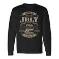 ヴィンテージ還暦伝説 1966年7月 60歳の贈り物 長袖Tシャツ ギフトのアイデア