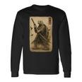 侍亀 日本美術 亀 武士道刀 長袖Tシャツ ギフトのアイデア