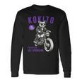 古希祝い バイク好き 猫好き 父 男性 クラシックバイク 70歳 I'm Not Old Just Upgrading 長袖Tシャツ ギフトのアイデア