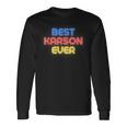 史上最高のカーソン 面白いカーソン名 Karson 長袖Tシャツ ギフトのアイデア