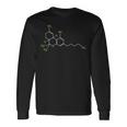 大麻シャツ ウィードポット 分子 Thc マリファナ ストーナー ギフト 長袖Tシャツ ギフトのアイデア