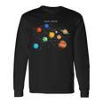 太陽系 太陽と惑星 宇宙 天文学 キッズギフト 長袖Tシャツ ギフトのアイデア