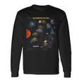 太陽系tシャツ 完璧な宇宙愛好家へのギフトtシャツ 長袖Tシャツ ギフトのアイデア