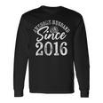 奥さんおもしろい彼からの2016年記念日以来の素晴らしい夫 長袖Tシャツ ギフトのアイデア