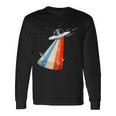 宇宙人誘引ufo 地球外飛行スペース エイリアン 長袖Tシャツ ギフトのアイデア