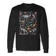 恐竜の種類 恐竜 識別 ヴィンテージ 長袖Tシャツ ギフトのアイデア