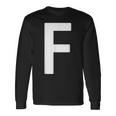 文字f 小文字 アルファベットマッチング ハロウィン Abc 長袖Tシャツ ギフトのアイデア