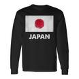 日本の国旗 日本の国旗 Japan Flag 長袖Tシャツ ギフトのアイデア