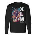 暗号通貨xlm恒星ルーメンハードコアホルダー。 長袖Tシャツ ギフトのアイデア