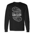 牡蠣iバッドマザーシャッカーi真珠貝の牡蠣 長袖Tシャツ ギフトのアイデア