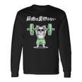 筋肉は裏切らない チワワ グッズ 犬 おもしろ 面白い ネタ 笑える 筋トレ 長袖Tシャツ ギフトのアイデア