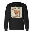 素敵な若いヤギの動物服。 長袖Tシャツ ギフトのアイデア