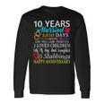 結婚10周年記念ギフト 結婚10周年 長袖Tシャツ ギフトのアイデア