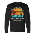 結婚記念日 結婚41年前 こんなに良い 長袖Tシャツ ギフトのアイデア