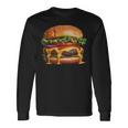 美味しそうなハンバーガー 長袖Tシャツ ギフトのアイデア