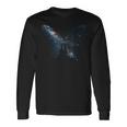 美的シルエット星宇宙銀河蝶 長袖Tシャツ ギフトのアイデア