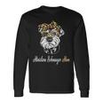 誕生日 母の日ギフト ミニチュアシュナウザー 母 長袖Tシャツ ギフトのアイデア