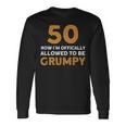 面白い50歳の誕生日プレゼント-50歳の誕生日 長袖Tシャツ ギフトのアイデア