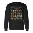 面白いイタリアンブレインロットキャラクターアルファベットミームブレインロット。 長袖Tシャツ ギフトのアイデア
