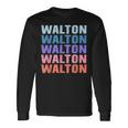 面白いギフト名 Walton 名前入り 長袖Tシャツ ギフトのアイデア