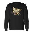 面白い咳き猫のミーム 長袖Tシャツ ギフトのアイデア