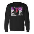 黒ちゃぼ。 ちゃぼデザイン 鶏をテーマにしたスタイリッシュなアート 長袖Tシャツ ギフトのアイデア