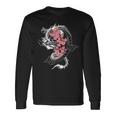 龍 日本の桜文化 長袖tシャツ 長袖Tシャツ ギフトのアイデア