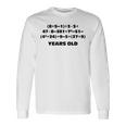 12歳 数学問題 代数方式 12歳の誕生日 長袖Tシャツ ギフトのアイデア