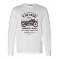 1968年生まれのビンテージバイク、バイクライダークラシック。 長袖Tシャツ ギフトのアイデア