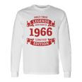 60歳の誕生日 還暦 真のレジェンドは1966年生まれ 長袖tシャツ 長袖Tシャツ ギフトのアイデア