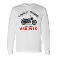 650-W1s Captonound 青タンク 旧車 長袖Tシャツ ギフトのアイデア