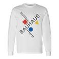 Bauhausムーブメントtシャツ、1923年建築作品。 長袖Tシャツ ギフトのアイデア