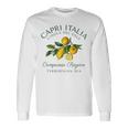 Capri Italia レモン 旅行 カンパニア ティレニア海 イタリア 長袖Tシャツ ギフトのアイデア