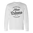 Classic Retrointage New Orleans Louisiana Usa Big Easy 長袖Tシャツ ギフトのアイデア