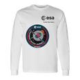 Esa欧州宇宙機関ミッションesmアルテミスパッチ 長袖Tシャツ ギフトのアイデア
