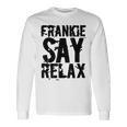 Frankieay Relax 太字フォントシャツ 長袖Tシャツ ギフトのアイデア