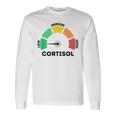 Low Cortisol Levels Meme 長袖Tシャツ ギフトのアイデア