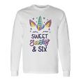 Happy 6Th Birthdayweetassy Andix Unicorn 6歳 長袖Tシャツ ギフトのアイデア