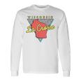 La Crosse ウィスコンシン ヴィンテージ Wi レトロ トライアングル 長袖Tシャツ ギフトのアイデア