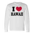I Love Hawaii ハワイが大好き 長袖Tシャツ ギフトのアイデア
