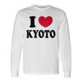 I Love Kyoto 京都大好き 長袖Tシャツ ギフトのアイデア