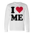 I Love Me 長袖tシャツ 長袖Tシャツ ギフトのアイデア