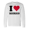 I Love Rodrigo 長袖Tシャツ ギフトのアイデア