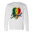 I Loveenegal 休暇 旅行 旗 お土産 ハート ツーリスト 長袖Tシャツ ギフトのアイデア